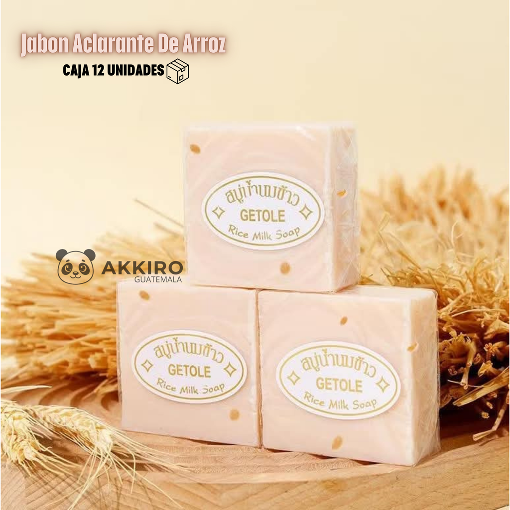 Jabón Aclarante de Leche de Arroz