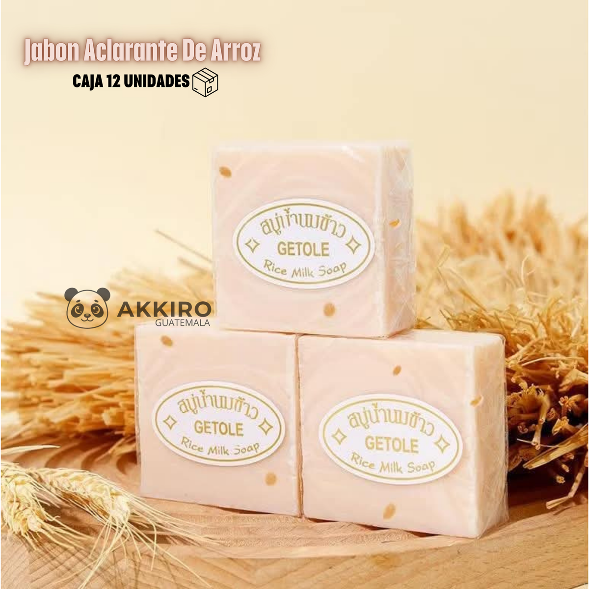 Jabón Aclarante de Leche de Arroz