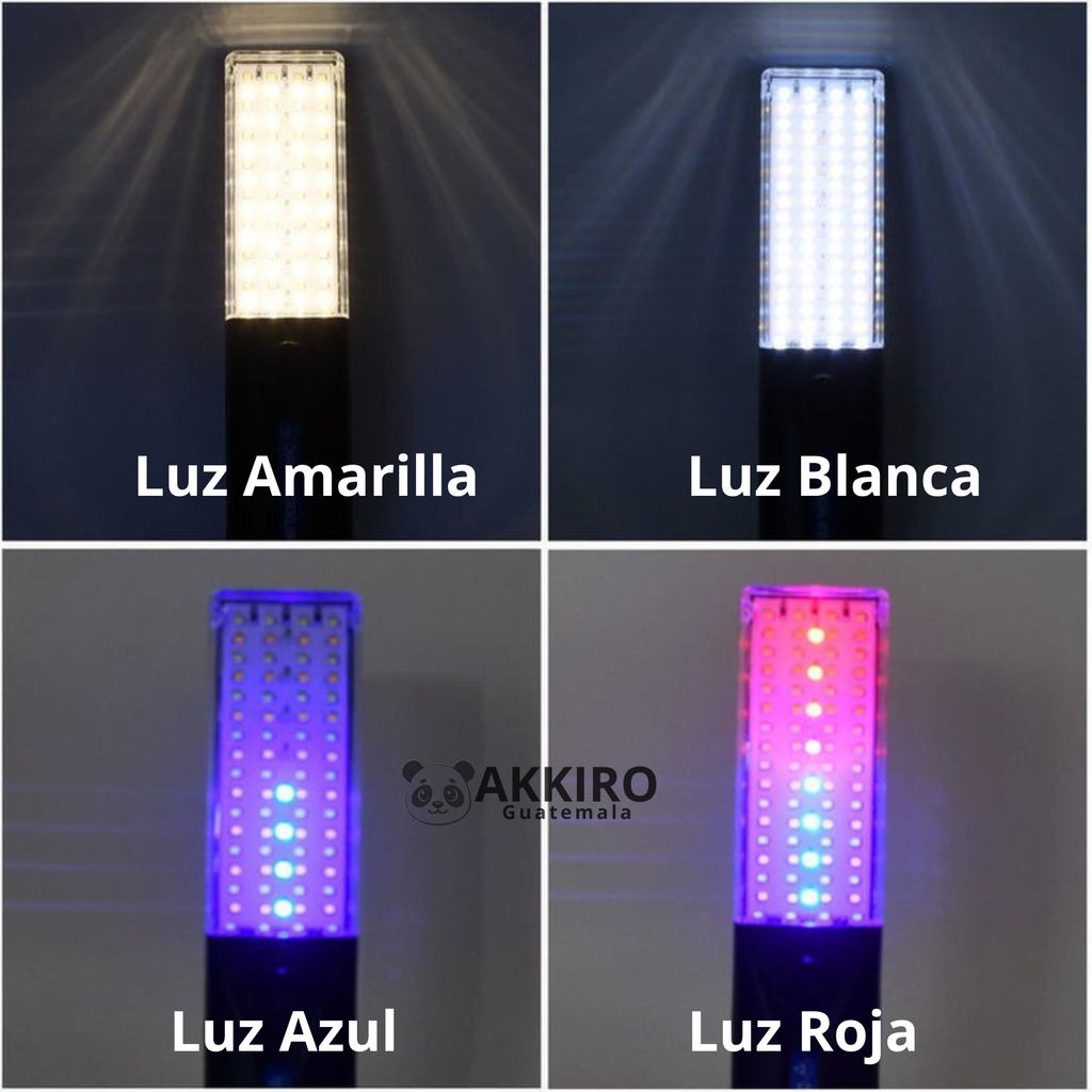 Lampara Led Solar Y Recargable