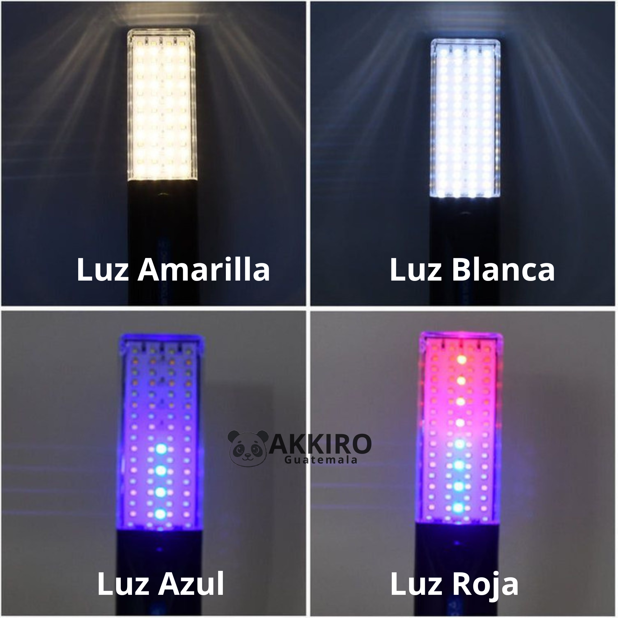 Lampara Led Solar Y Recargable