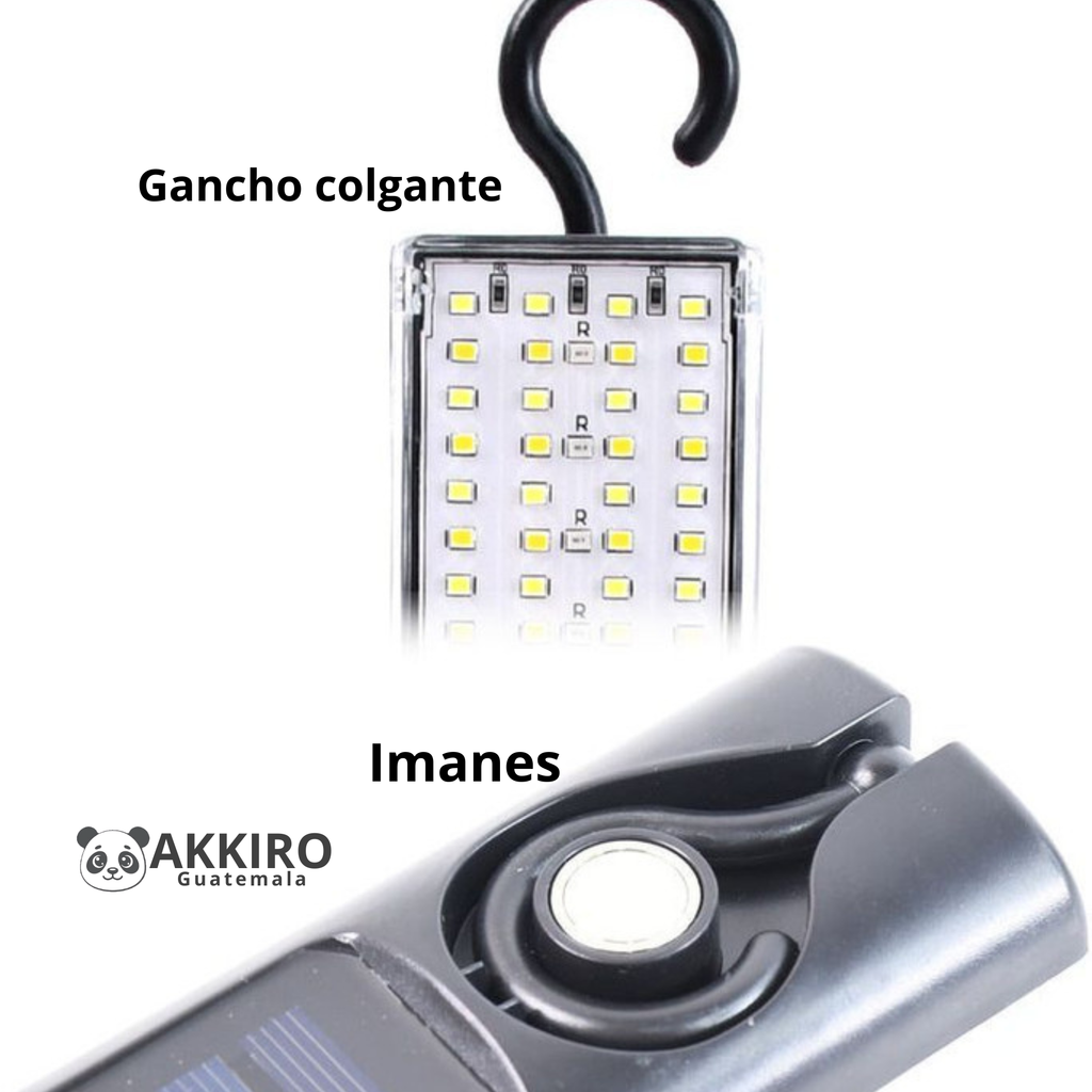 Lampara Led Solar Y Recargable