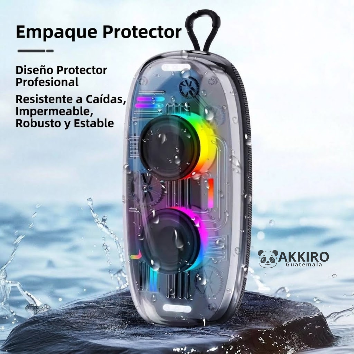 Bocina Bluetooth transparente
