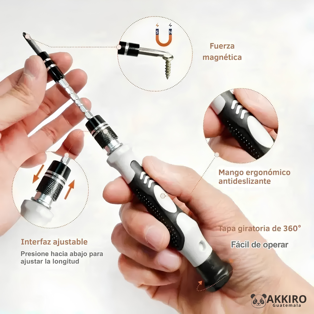 Kit de Destornilladores de Precisión Multiusos
