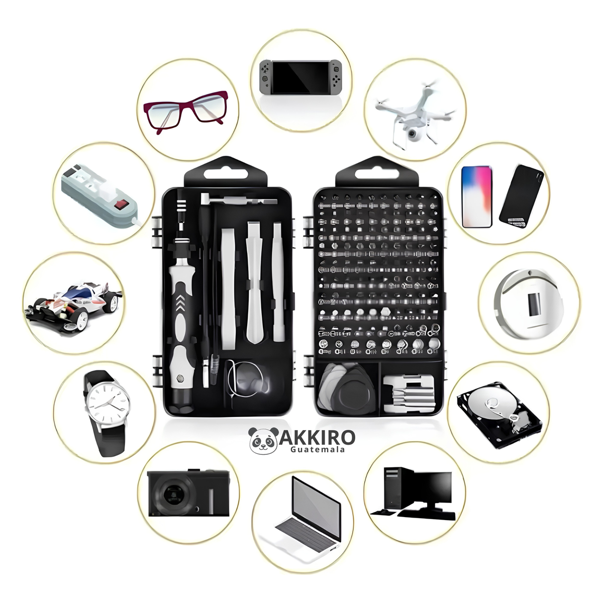 Kit de Destornilladores de Precisión Multiusos